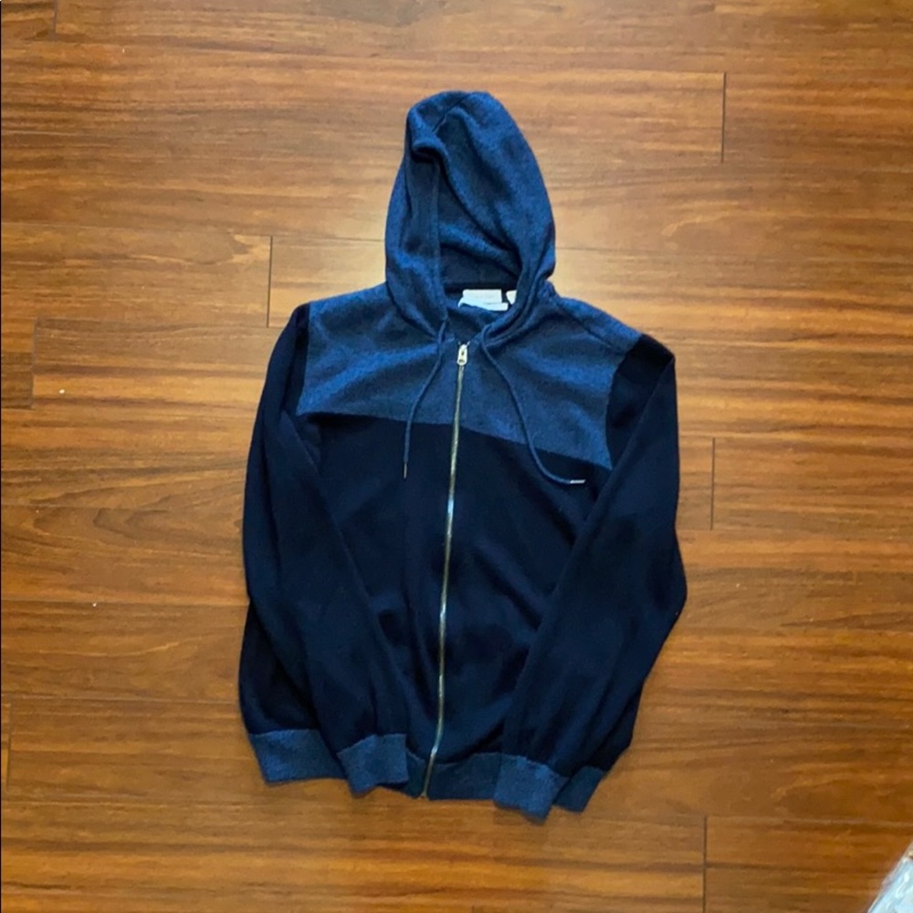 Calvin Klein hooded zip up sweater